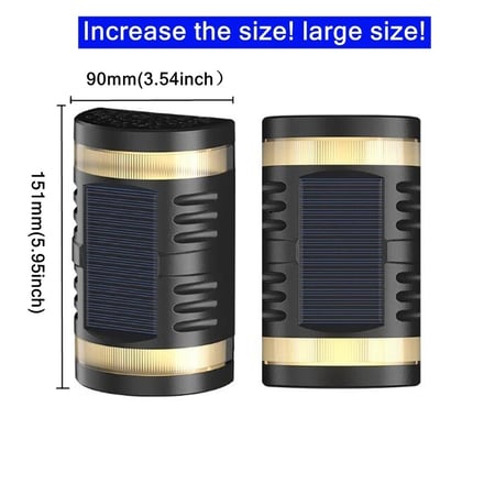مصباح جداري بزخارف جدارية عاكسه يعمل بالطاقة الشمسية للممرات و الحدائق
