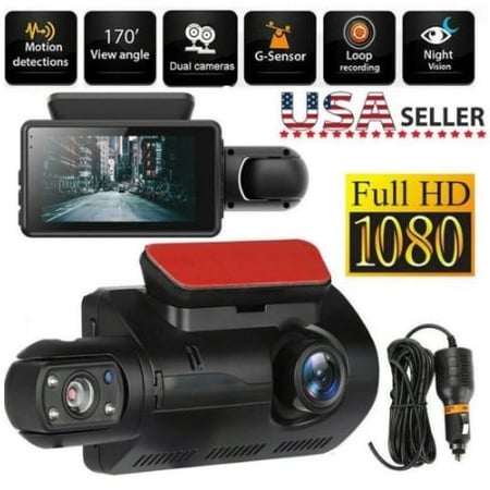 داش كام HD1080P كاميرا تسجيل فيديو مع شاشة المساعدة في ركن السيارة