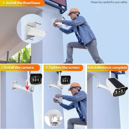 كاميرا مراقبة WIFI و4G ذكية متطورة تعمل بالطاقة الشمسية