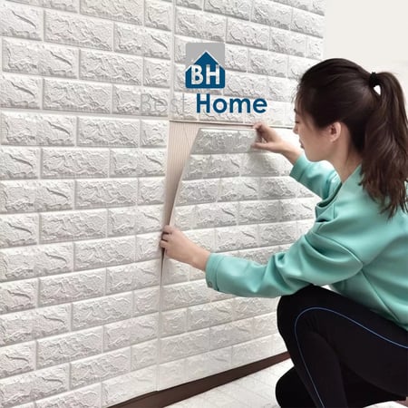 عازل لاصق طوب ابيض للجدران والارضيات