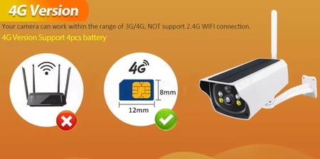 كاميرا مراقبة WIFI و4G ذكية متطورة تعمل بالطاقة الشمسية