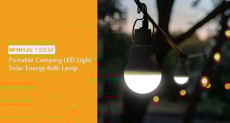 لمبه للرحلات تعمل بالطاقة الشمسية