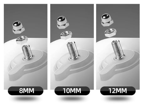 علاقات جدارية مع براغي