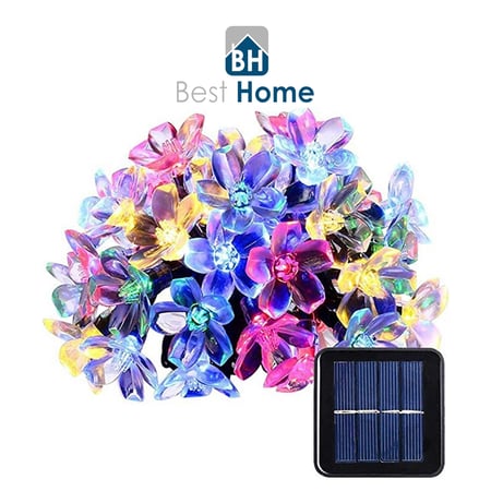 زهور مضيئة طاقة شمسية للحدائق و الممرات