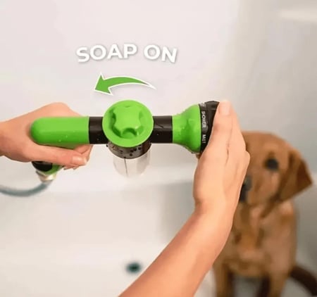 رأس دش عالي الضغط مع فتحة صابون