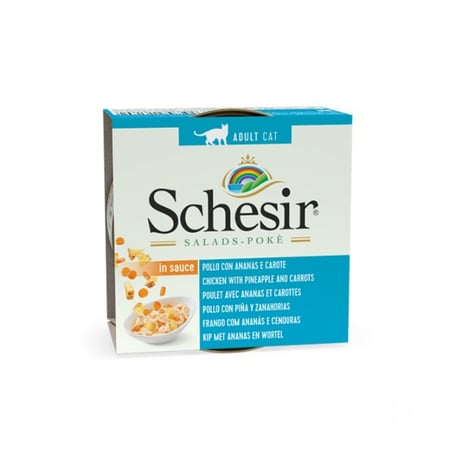شيزر معلبات سلطة الدجاج مع الاناناس والجزر Schesir 85g