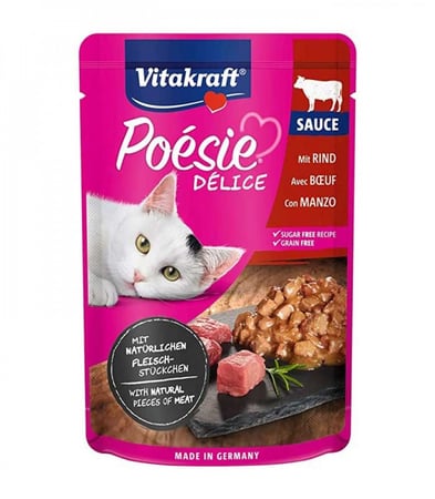 فيتاكرافت اظرف طعام رطب باللحم VitaKraft 85g