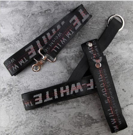 Offwhite leash and harness