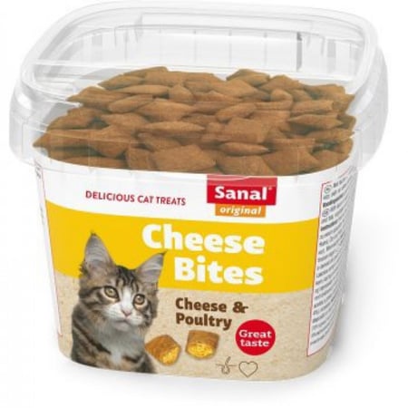 سنال مكافات صحية للقطط بالجبنة والدجاج Sanal 75g