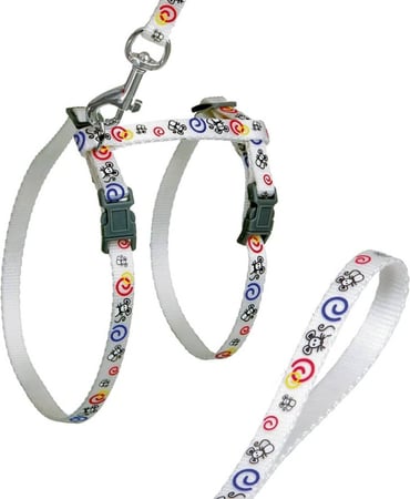 فلامينجو صدرية مع مقود بيج برسومات Flamingo