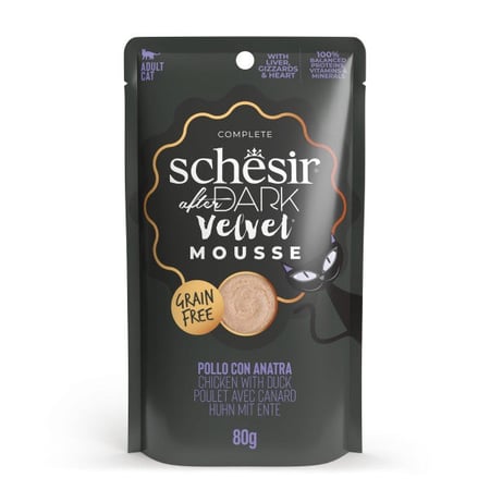 شيزر اظرف موس فيلفت افتر دارك بالدجاج والبط Schesir 80g