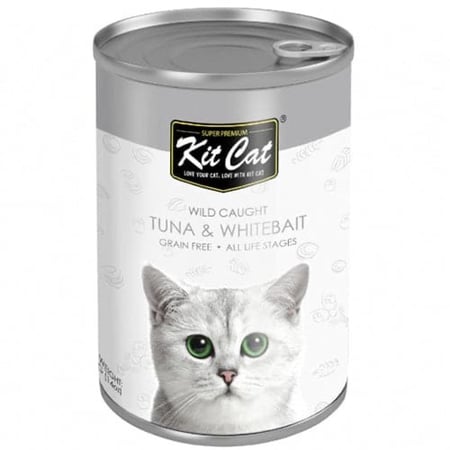 كت كات معلبات التونا وصغار السمك  KitCat 400g