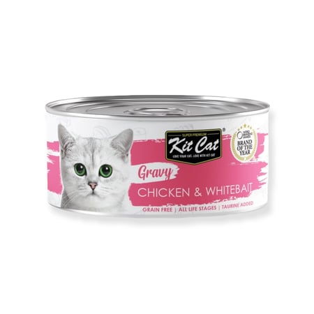 كت كات معلبات جرايفي بالدجاج وصغار السمك KitCat 70g