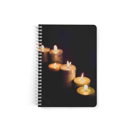 دفتر  سلك A5 ورق مسطر 60  ورقة