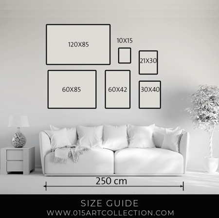 لوحة تجريد ريزن DIGITAL ABSTRACT ARTWORK NAVY BLUE