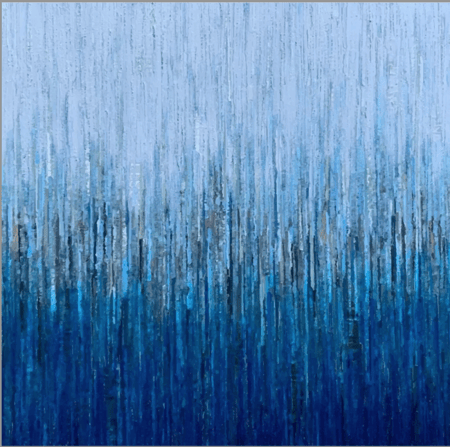 لوحة تجريد ريزن DIGITAL ART ABSTRACT BLUE
