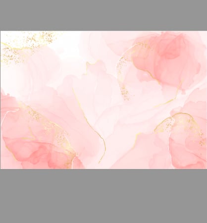 لوحة تجريد ريزن SPILL - PINK AND GOLD SPARK