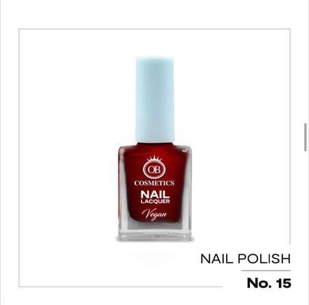 او بي طلاء أظافر