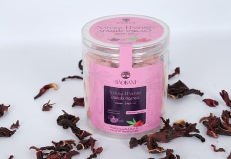 علبة حبحبوه باوباني طبيعية بالكركديه