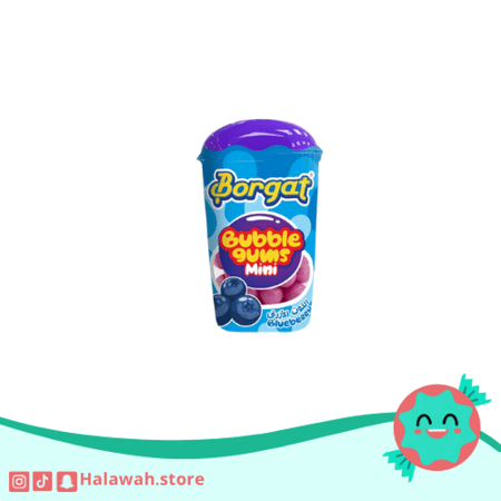 علك بورقات بابل جم بلوبيري 1 حبة - حلاوة ستور