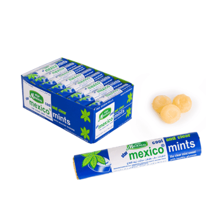 علبة حلاوة مصاص بنكهة النعناع مستورد 24حبة