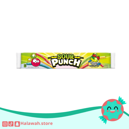 حلاوة جيلي ساور بانش رينبو قوس قزح مستورد امريكي 57 جم