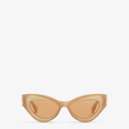 نظارة Fendi - بيج