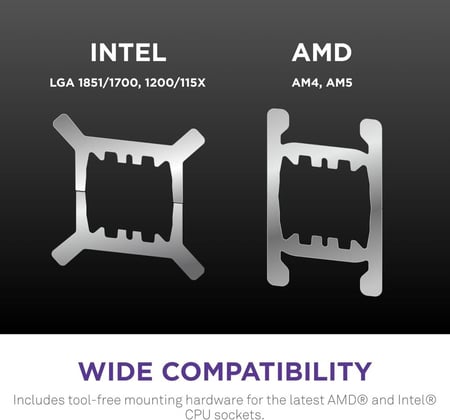 NZXT Kraken Elite 360 RGB - AIO CPU Liquid Cooler - 360mm Radiator - F360 RGB Core Fan - Customizable 2.72" IPS LCD Turbine Pump - Intel® LGA 1700, 1200/115X, 1851 - AMD® AM5, AM4 - Black