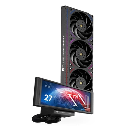 Thermalright Trofeo Vision 360 ARGB – AIO Liquid CPU Cooler, 6.86" LCD Display (Black)