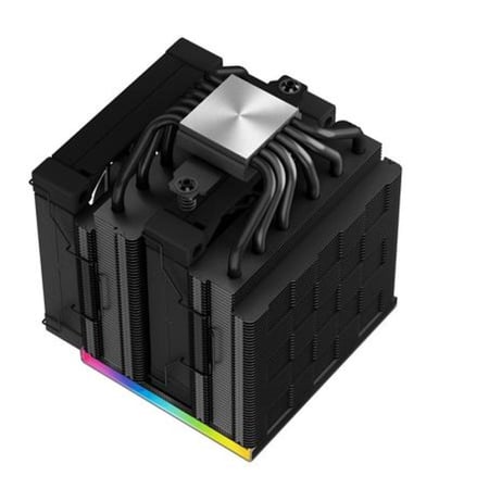 مبرد هوائي اسود DeepCool AK620 DIGITAL Real-Time CPU Status Screen Twin 120mm FDB Fans Performance All Black Air Cooler
