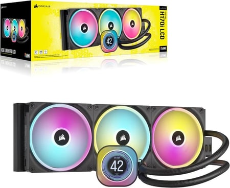 CORSAIR iCUE Link H170i LCD Liquid CPU Cooler مبرد مائي