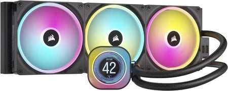CORSAIR iCUE Link H170i LCD Liquid CPU Cooler مبرد مائي