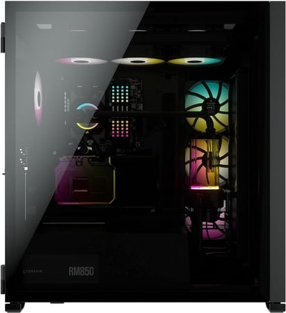 CORSAIR iCUE 7000X RGB Full-Tower ATX PC Case, Black كيس للكمبيوتر