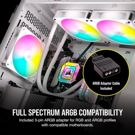 CORSAIR iCUE AR120 RGB Digital 120mm White