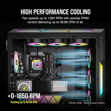 CORSAIR iCUE AR120 RGB Digital 120mm White