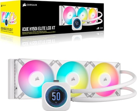 Corsair iCUE H150i Elite LCD XT Liquid CPU Cooler مبرد مائي