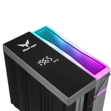 Thermo Titan N400D – مبرد هوائي ديجيتال ARGB للمعالج (اسود)