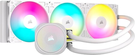 CORSAIR Nautilus 360 RS ARGB Liquid CPU Cooler White  مبرد مائي