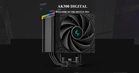 DeepCool AK500 digital Air cooler Black
