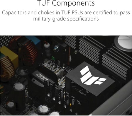 ASUS TUF Gaming 1000W Gold White Edition باور سبلاي