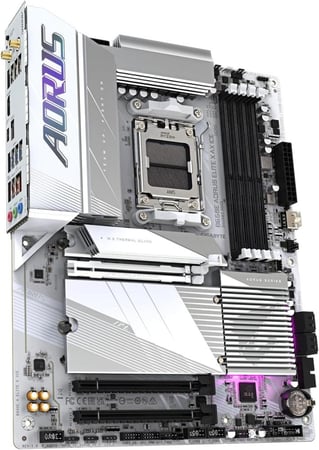 GIGABYTE B650E AORUS Elite X AX ICE AM5 LGA 1718 AMD B650 ATX Motherboard