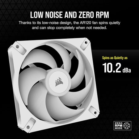 CORSAIR iCUE AR120 RGB Digital 120mm White