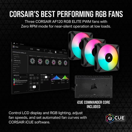 Corsair iCUE H150i Elite LCD XT Liquid CPU Cooler مبرد مائي