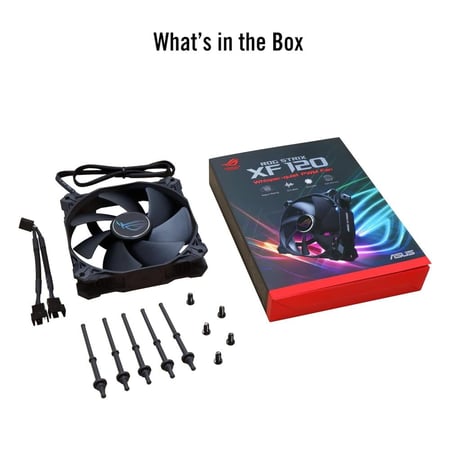 ASUS ROG Strix XF120 Whisper-Quiet Single black