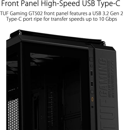 Asus TUF Gaming GT502 Mid Tower ATX PC Case كيس كمبيوتر