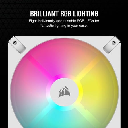 CORSAIR iCUE AR120 RGB Digital 120mm White