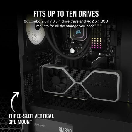 CORSAIR 7000D AIRFLOW Full-Tower ATX PC Case Black كيس للكمبيوتر