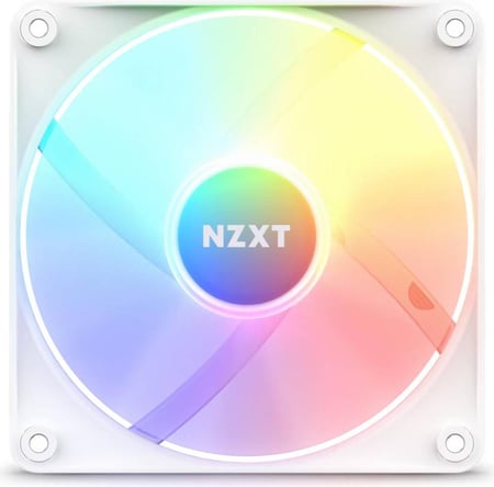 NZXT F120 RGB Core Sublime RGB - PWM Control - Single 120mm white