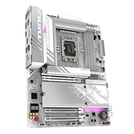 مذربورد GIGABYTE Z890 AORUS ELITE WIFI7 ICE Ultra Core (Series 2) LGA 1851, ATX, DDR5, 4x M.2, PCIe 5.0, Thunderbolt 4, WIFI7,