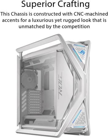 ASUS ROG Hyperion GR701 E-ATX White Gaming Computer Case كيس كمبيوتر